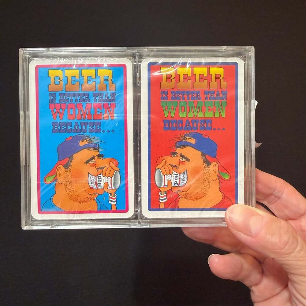Vintage Beer Is Better Than Women Novelty Playing Cards 2 Decks